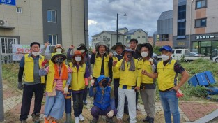 순천시 도사동 주민자치회, 오천동 도심 곳곳 환경정비 활동 펼쳐